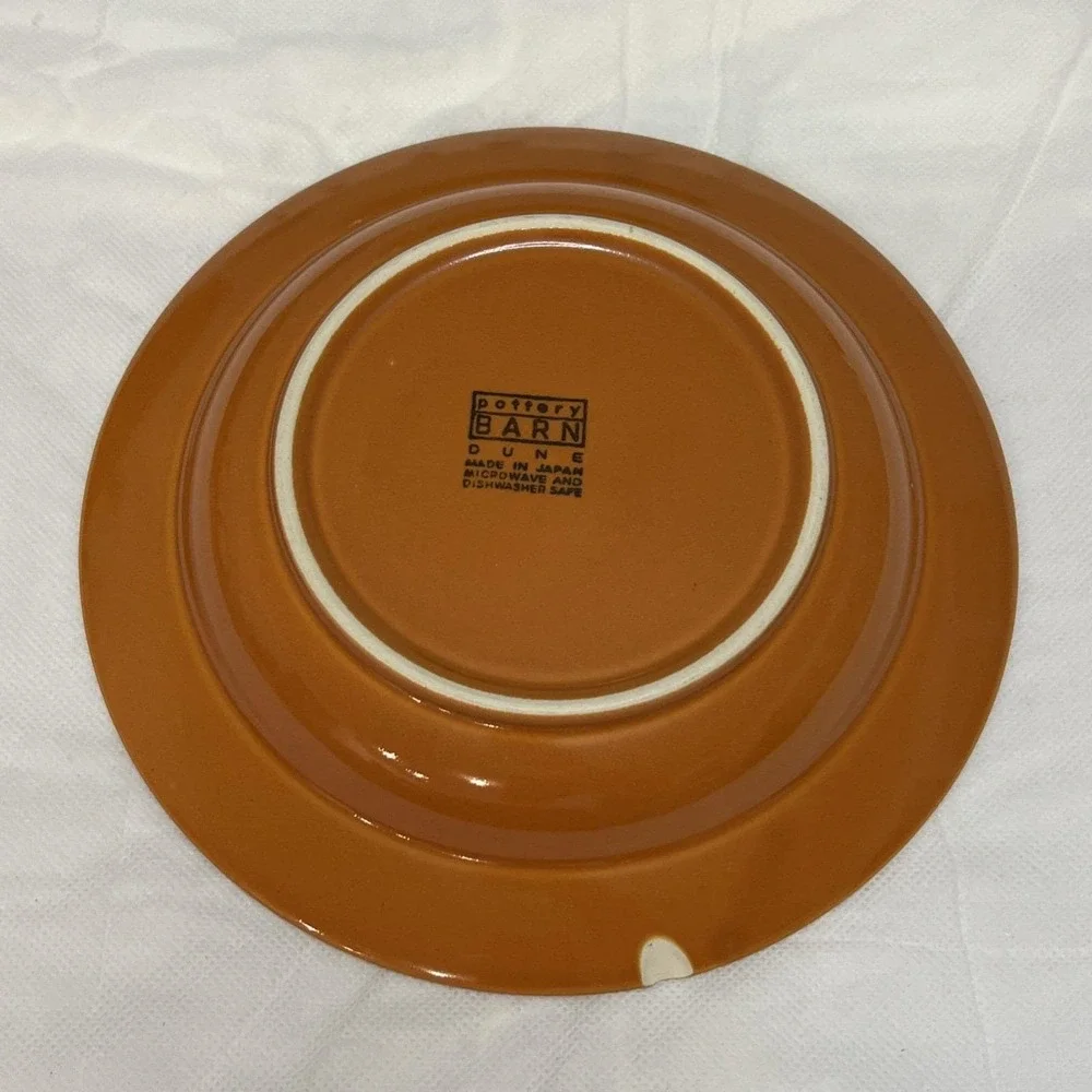 Vtg Pottery Barn Dune Persimmon Bowls 4 Retro MCM Boho Replacement
